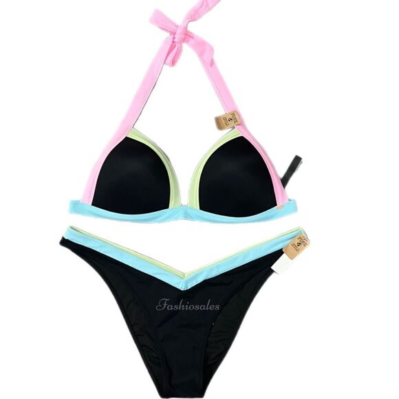 Victoria’s Secret Pink Swim Push Up Triangle Padded Bikini Top & Itsy bottom Set - Picture 6 of 7